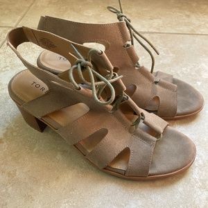 Torrid 7.5W Gladiator Sandal Block Heel